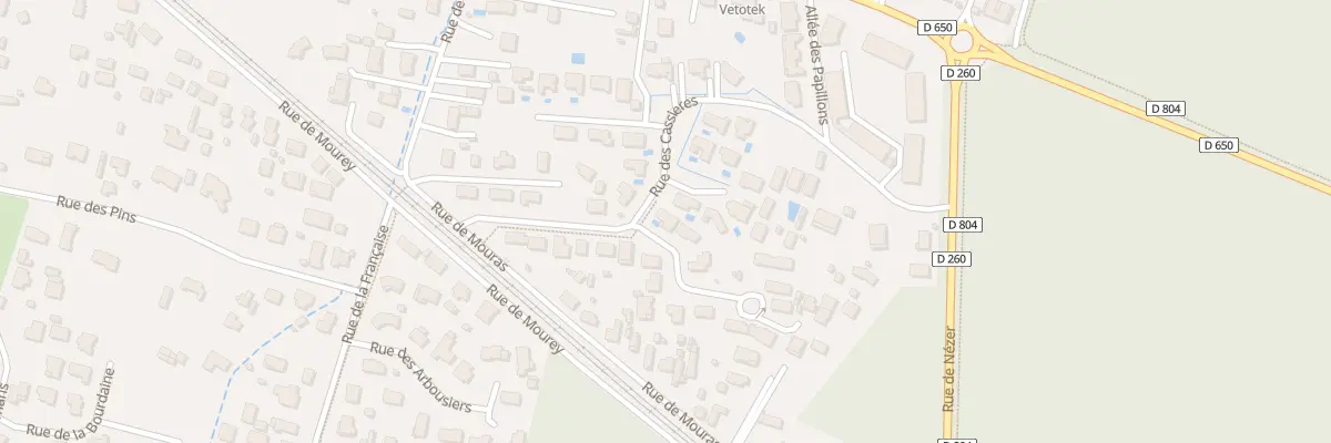 Plan du 13 Rue des Tauzins au Teich