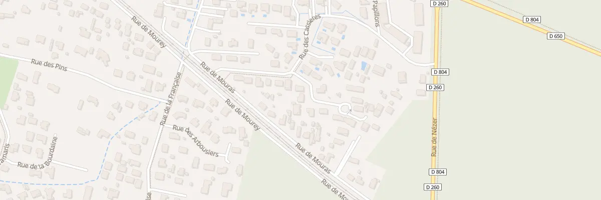 Plan du 16 Rue des Tauzins au Teich