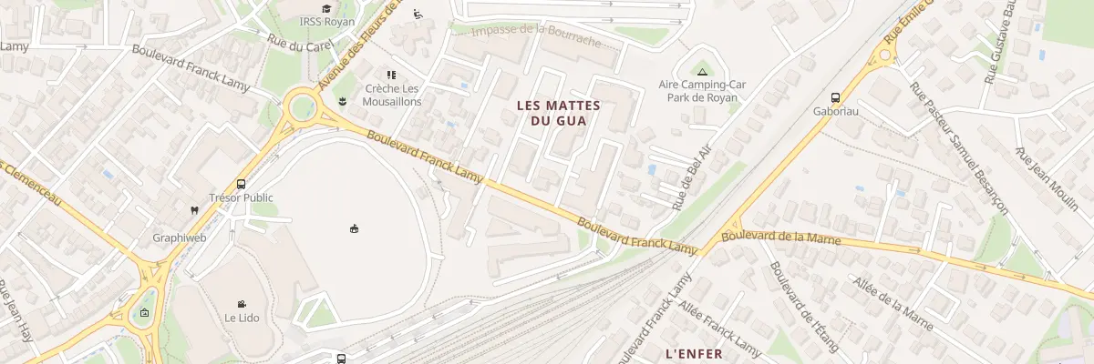 Plan du 78 Bd Franck Lamy à Royan