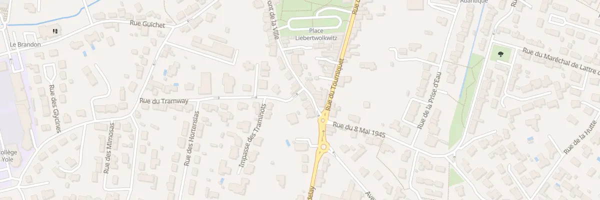 Plan du 1 Rue du Tramway aux Herbiers