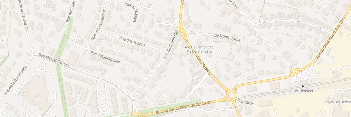 Plan du 5 Rue Le Grand Fief aux Herbiers