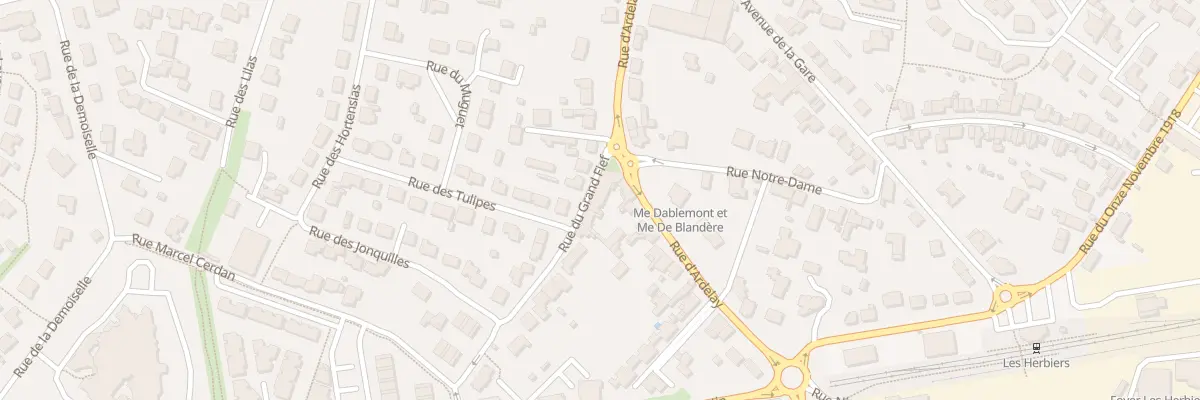 Plan du 1T Rue Le Grand Fief aux Herbiers