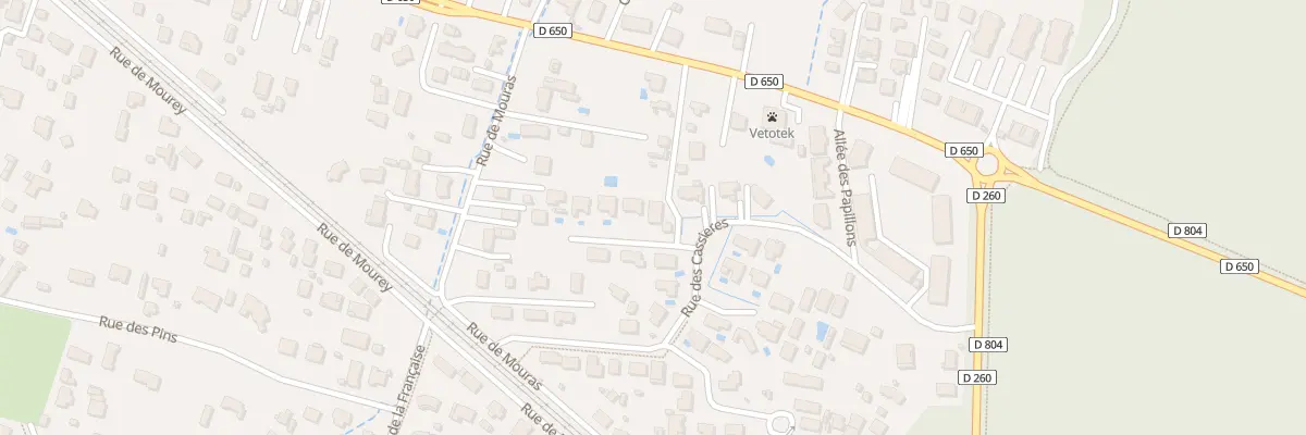 Plan du 20 Rue des Cassières au Teich