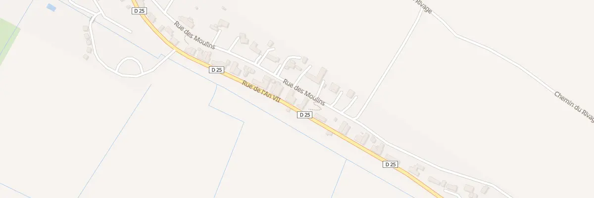 Plan du 25 Rue de l’an VII à Chaillé-les-Marais