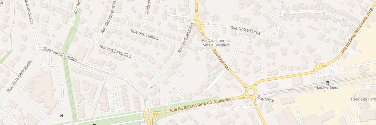 Plan du 9 Rue Le Grand Fief aux Herbiers