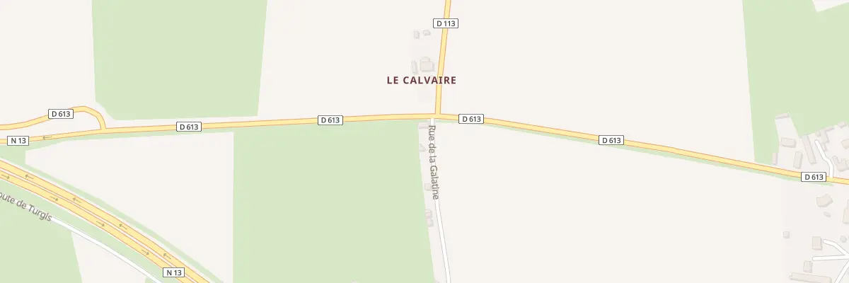 Plan du 2 Rue de la Galatine à La Cambe