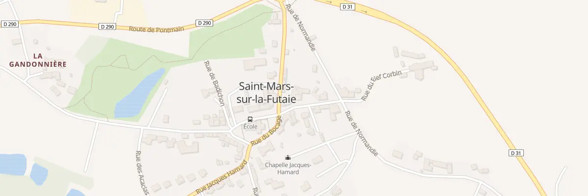 Plan du 8 Rue de Bretagne à Saint-Mars-sur-la-Futaie