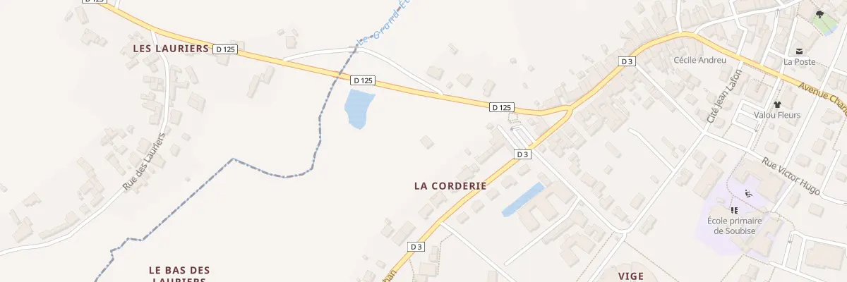 Plan du 5166A Bas des Lauriers à Soubise