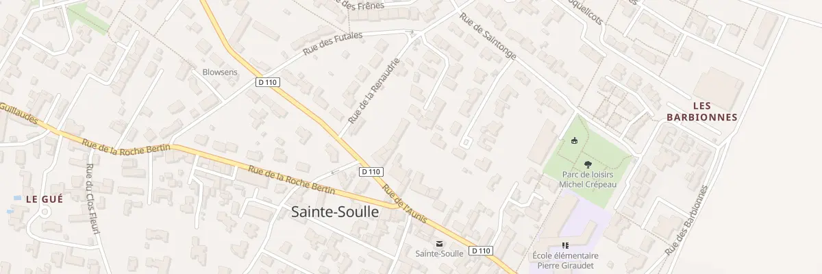 Plan du 8 Rue de la Renaudrie à Sainte-Soulle
