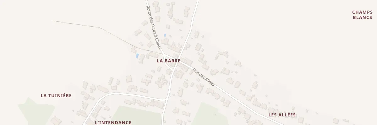 Plan du 25 Rue des Allées à Saint-Laurent-de-la-Prée