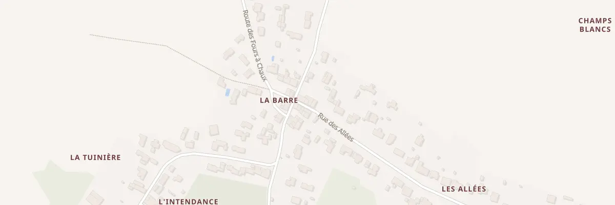 Plan du 5196 Rue des Allées à Saint-Laurent-de-la-Prée