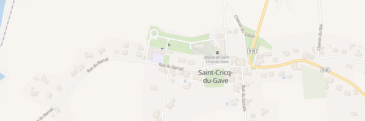 Plan du 188 Rue du Barrail à Saint-Cricq-du-Gave