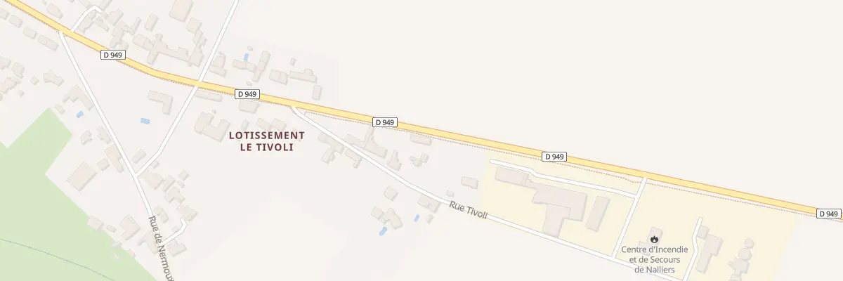 Plan du 5469 Quartier de Tivoli à Nalliers