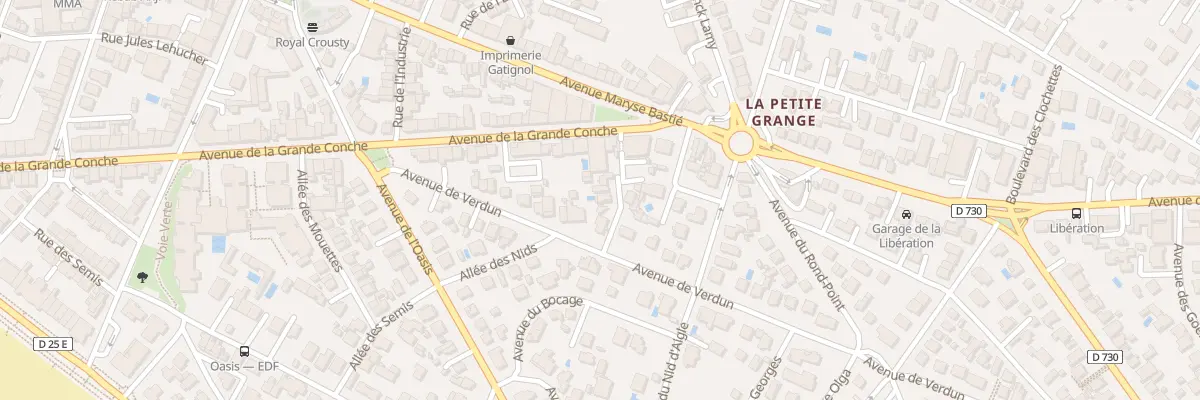 Plan du 30T Av de Verdun à Royan