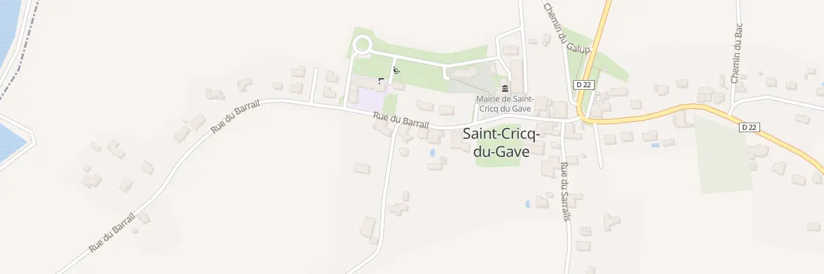 Plan du 191 Rue du Barrail à Saint-Cricq-du-Gave