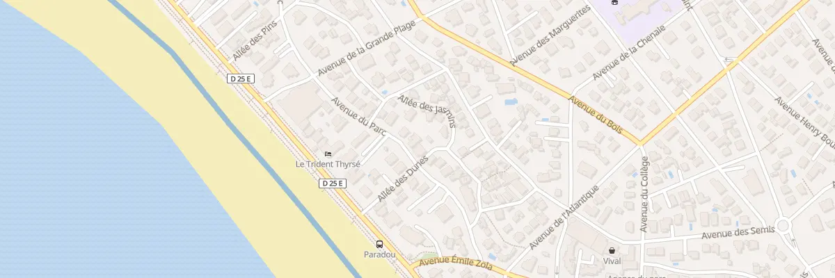 Plan du 84 Av du Parc à Royan