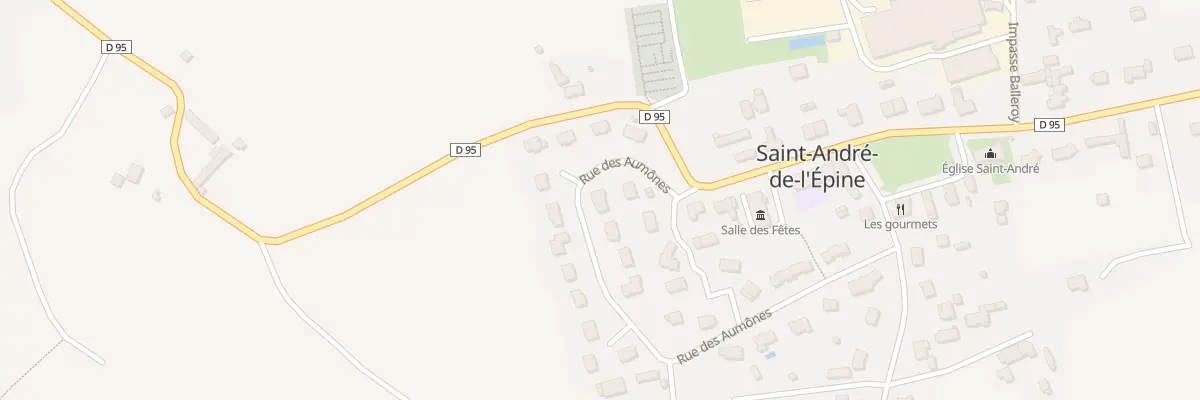 Plan du 20 Rue des Aumônes à Saint-André-de-l’Épine