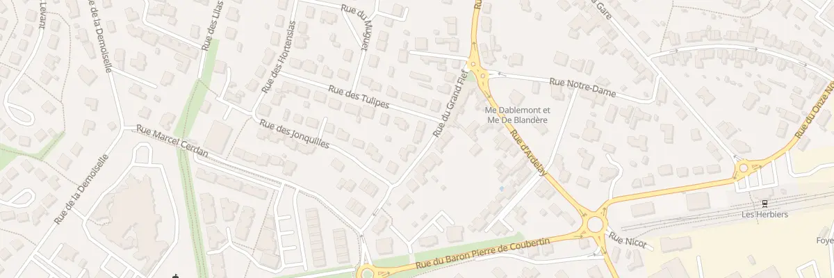 Plan du 12 Rue Le Grand Fief aux Herbiers