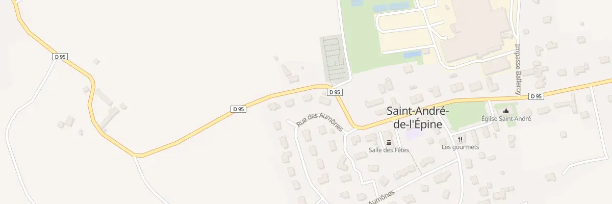 Plan du 33 Rue des Aumônes à Saint-André-de-l’Épine