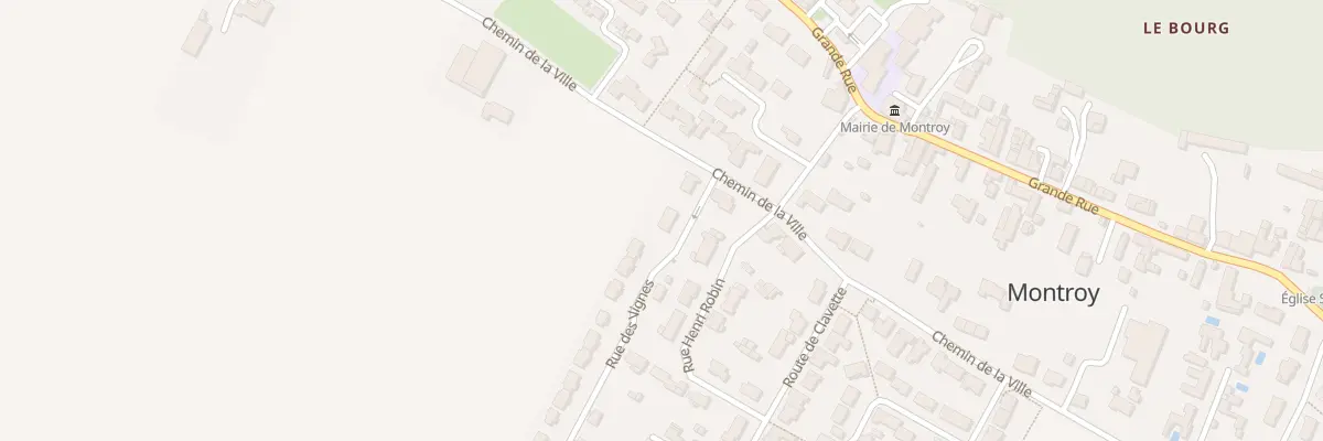 Plan du 33 Rue des Vignes à Montroy