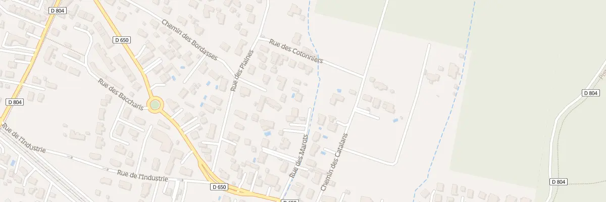 Plan du 13 Rue des Marots au Teich