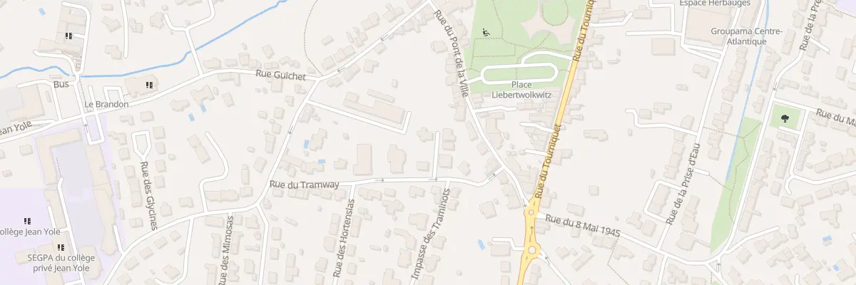 Plan du 6B Rue du Tramway aux Herbiers
