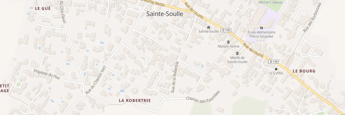 Plan du 16 Rue de la Robertrie à Sainte-Soulle