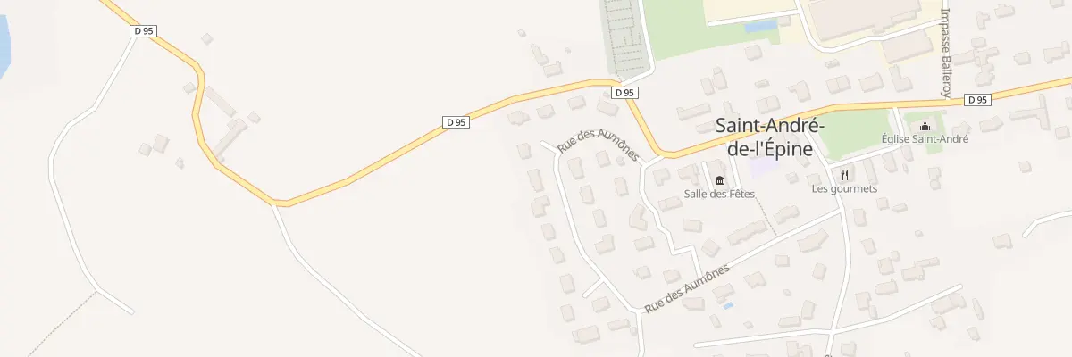 Plan du 25 Rue des Aumônes à Saint-André-de-l’Épine