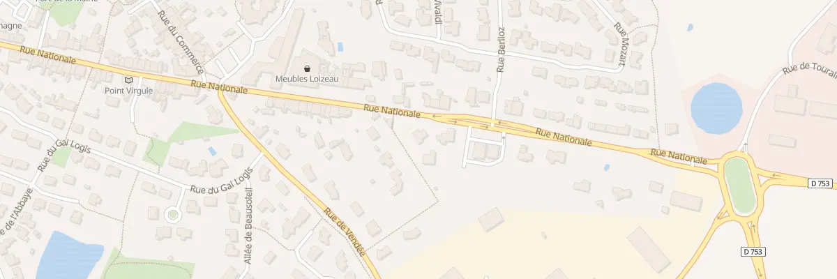 Plan du 5 Rue Nationale à La Romagne