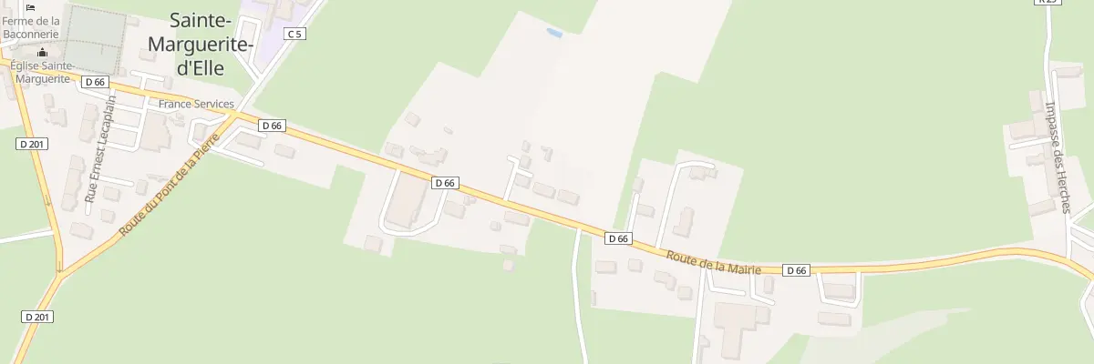 Plan du 10 Rte de la Mairie à Sainte-Marguerite-d’Elle