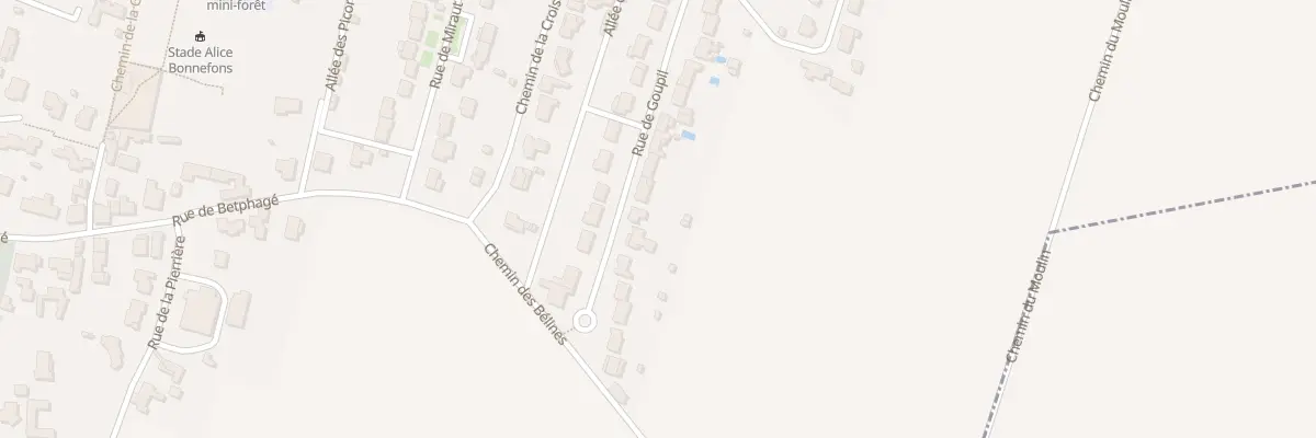 Plan du 23 Rue de Goupil à Bourgneuf