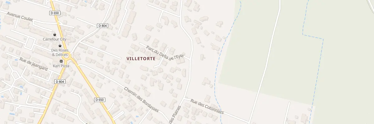 Plan du 23B Rue des Plaines au Teich