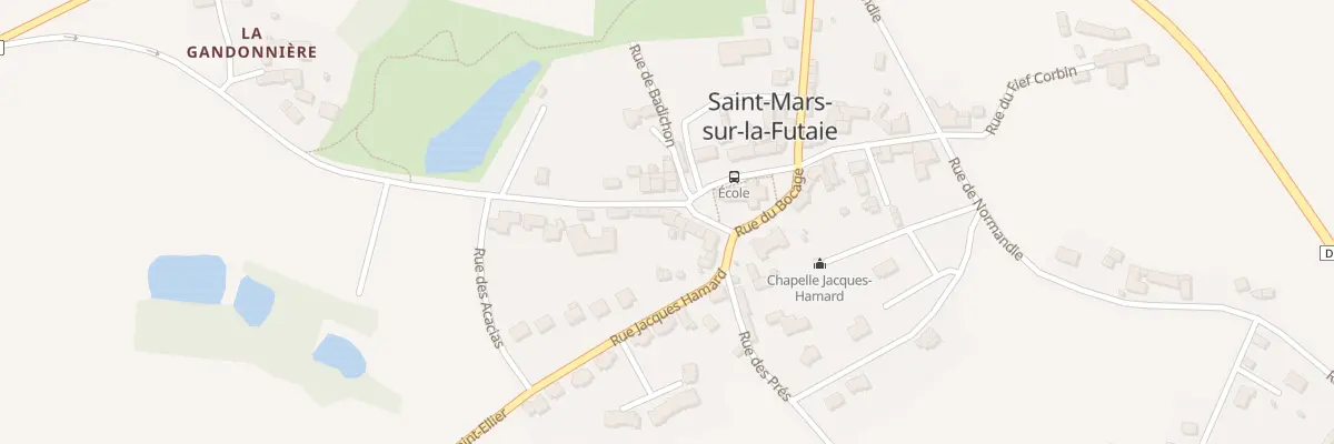 Plan du 13 Rue de Bretagne à Saint-Mars-sur-la-Futaie