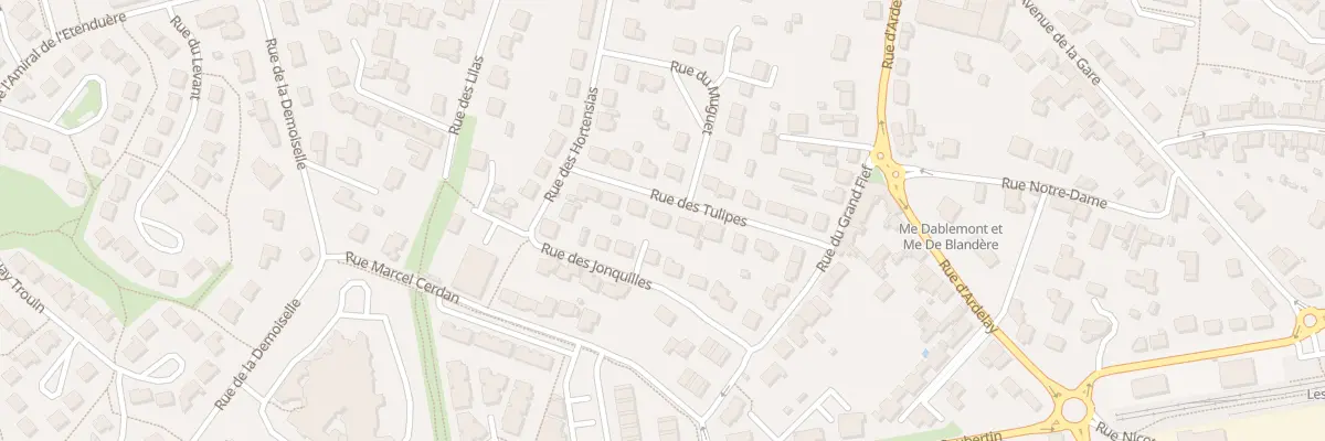 Plan du 9 Rue des Tulipes aux Herbiers