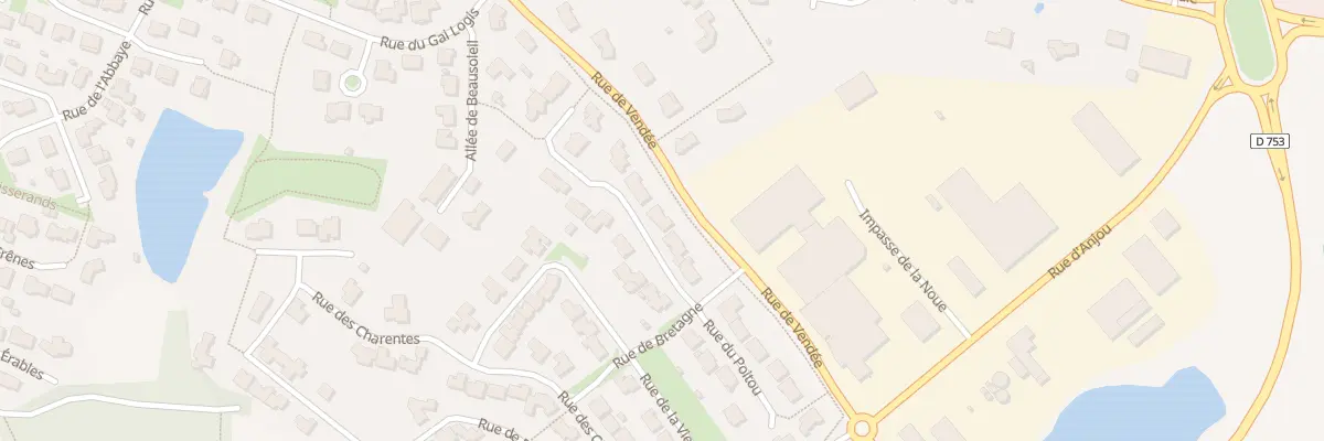 Plan du 13 Rue du Poitou à La Romagne