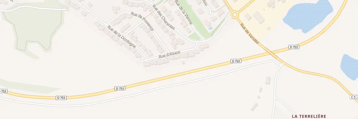 Plan du 7 Rue d’Alsace à La Romagne
