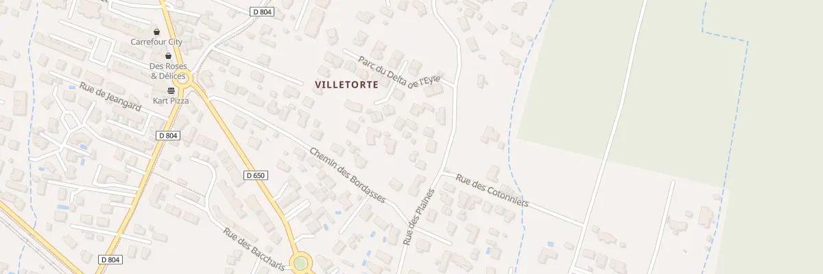 Plan du 19T Rue des Plaines au Teich