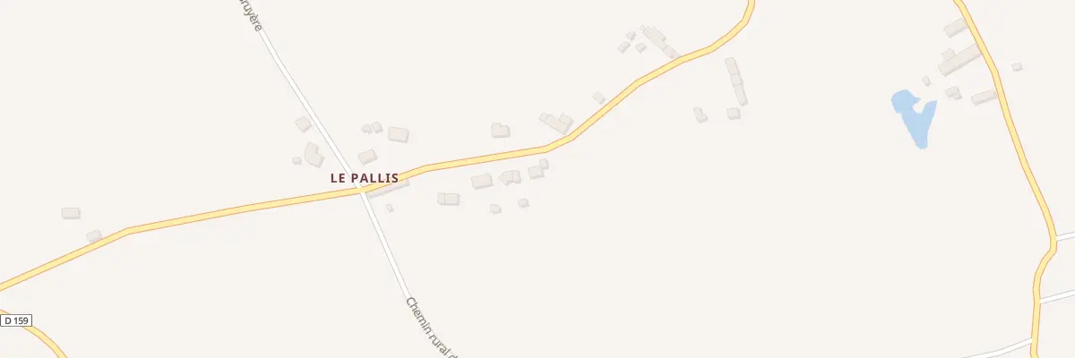 Plan du 14 Le Pallis à Domjean