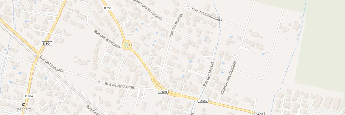Plan du 9005 Rue des Plaines au Teich