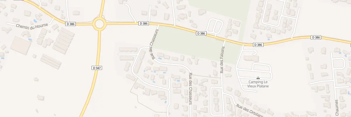 Plan du 13 Rue des Chasseurs à Narrosse