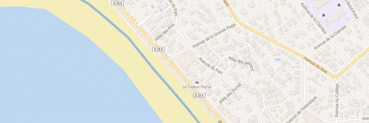 Plan du 1 Av de la Grande Plage à Royan