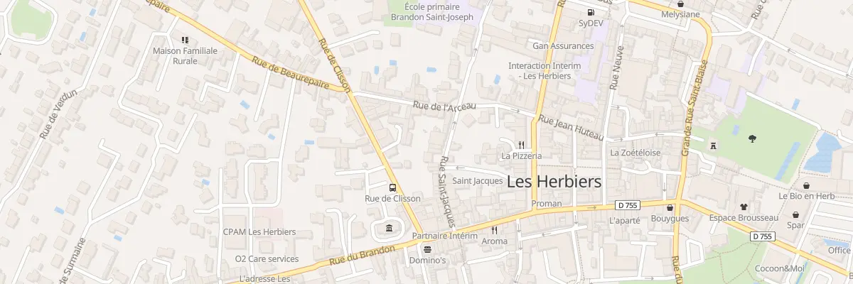 Plan du 35 Rue Saint Jacques aux Herbiers
