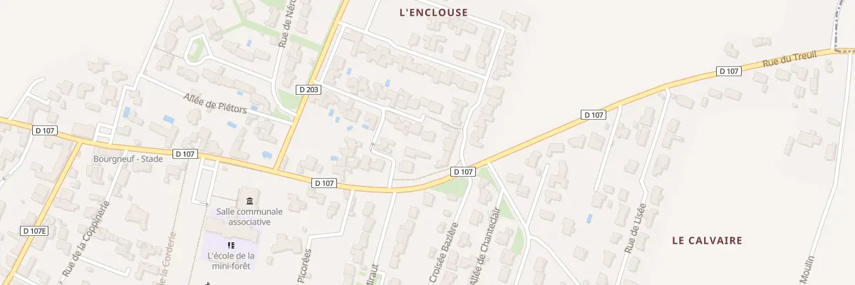 Plan du 12 Rue Jean Louis Foulquier à Bourgneuf