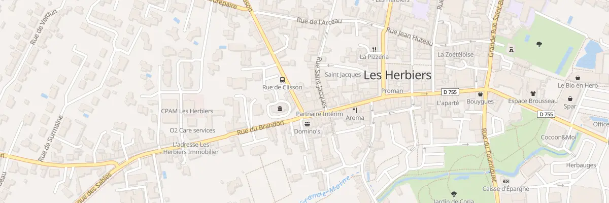 Plan du 4 Rue de Clisson aux Herbiers