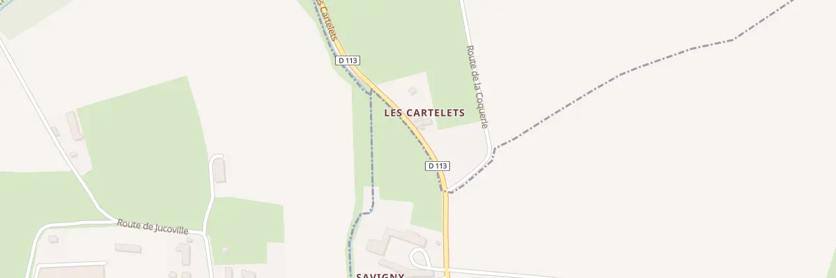 Plan du 5026 Les Cartelets à Cricqueville-en-Bessin