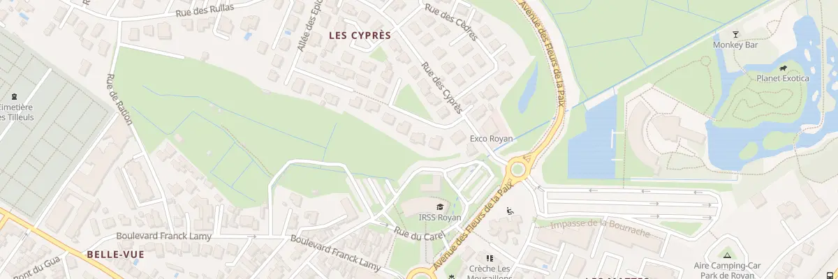 Plan du 6 All des Séquoias à Royan