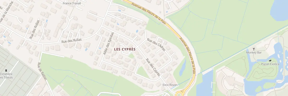 Plan du 17 Rue des Cyprès à Royan