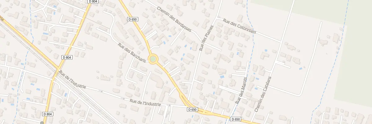 Plan du 7 Rue des Plaines au Teich