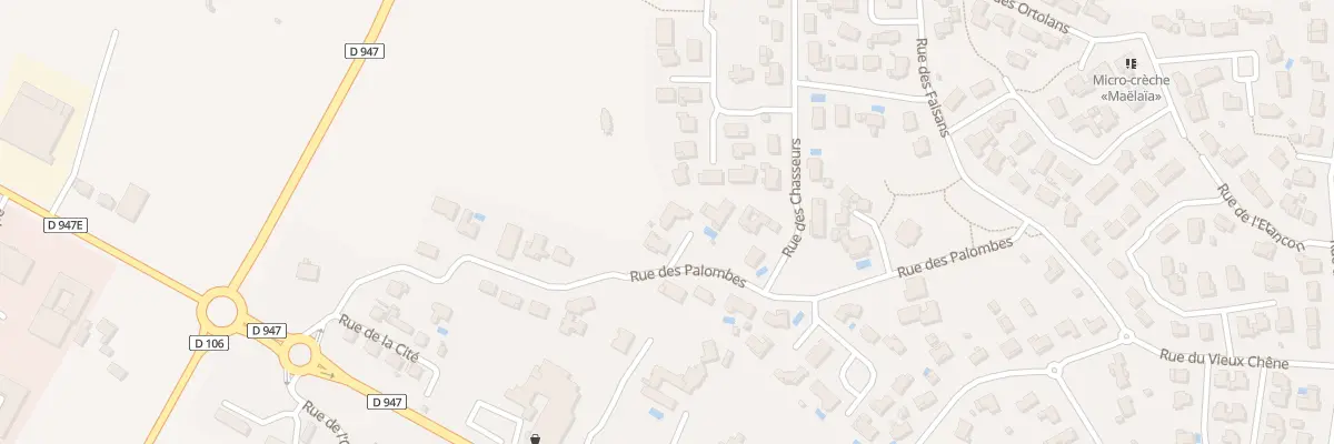 Plan du 2 Imp des Sittelles à Narrosse