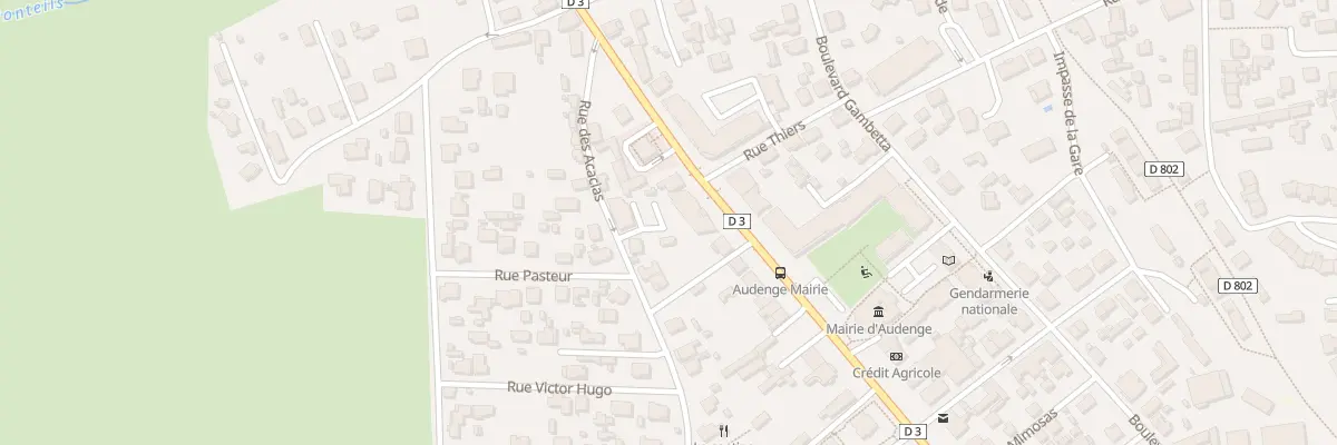 Plan du 5 Rue des Acacias à Audenge